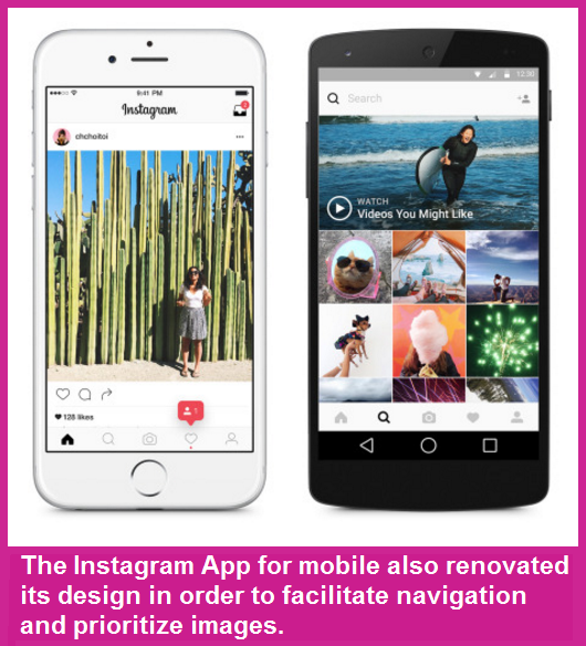 instagram 2016 app navigation