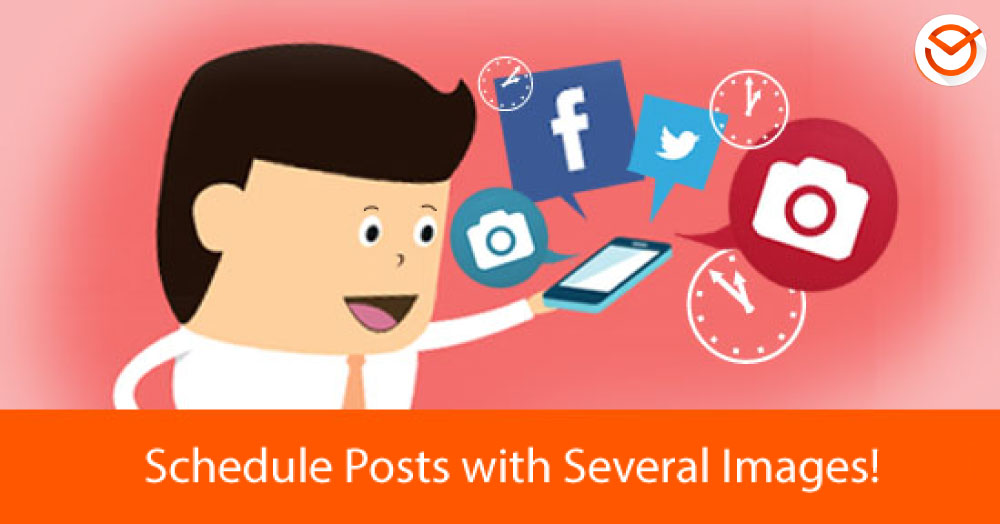 How to schedule a Facebook Carousel Post and Tweets with Multiple Photos