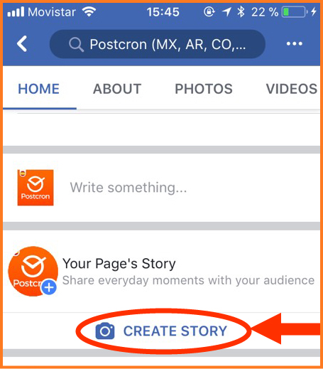 Create your Facebook-Stories