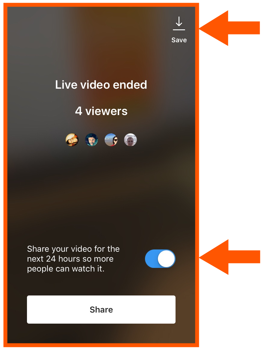 save or share your instagram live video - how to invitesomeone to follow your instagram