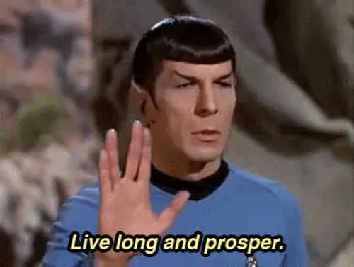 live long and prosper GIF