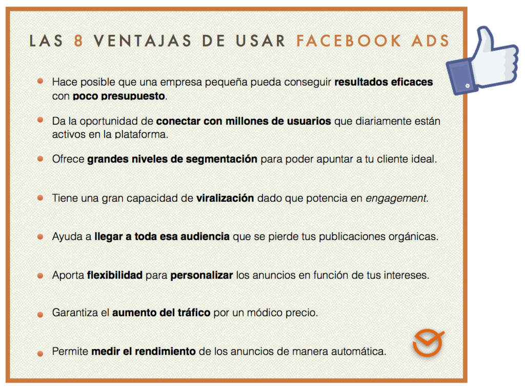 Ventajas de Facebook Ads