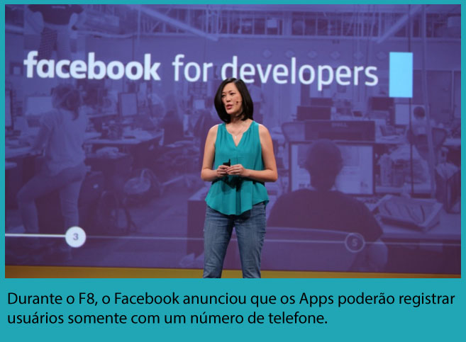 Agora, o Facebook permite que os desenvolvedores registrem novos usuários somente com o número de telefone